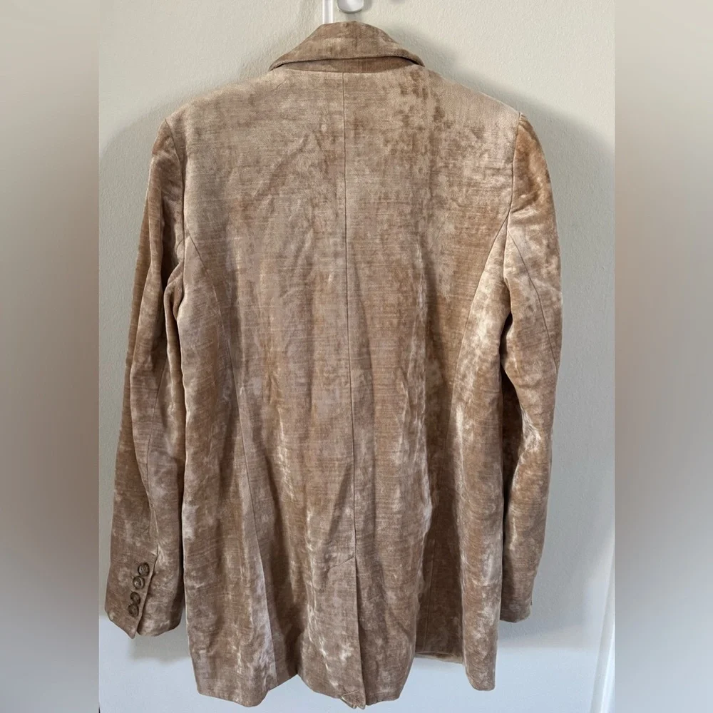 Free People Uptown Girl Velvet Blazer Size Small - Picture 6 of 8